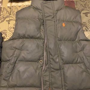 Olive green Boys vest